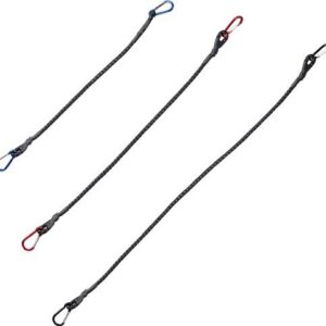 Gepäckspannerset 3-tlg.L.60,80,100cm m.Karab.h.UNITEC