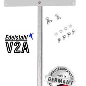 Parkschildhalterung zum anschrauben mit Pfosten zum einschlagen
