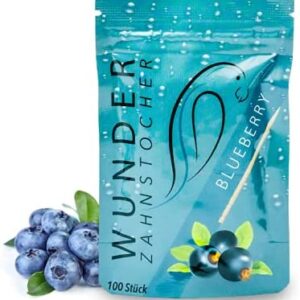 Wunderzahnstocher-Blaubeere Bag (100 Stück)