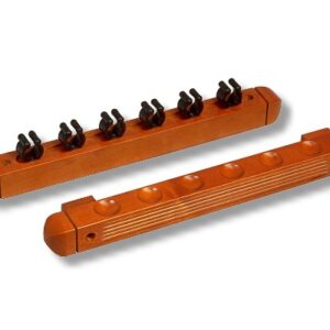 John West Billardqueue Wandhalterung für 6 Queues braun
